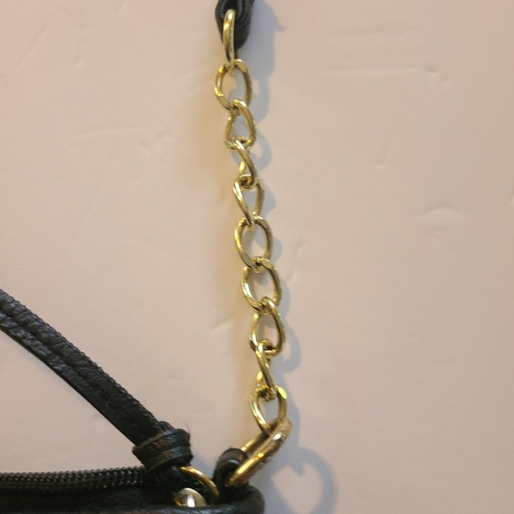 Black Fringed Cross Body Unbranded Gold Chain - Picture 5 of 6